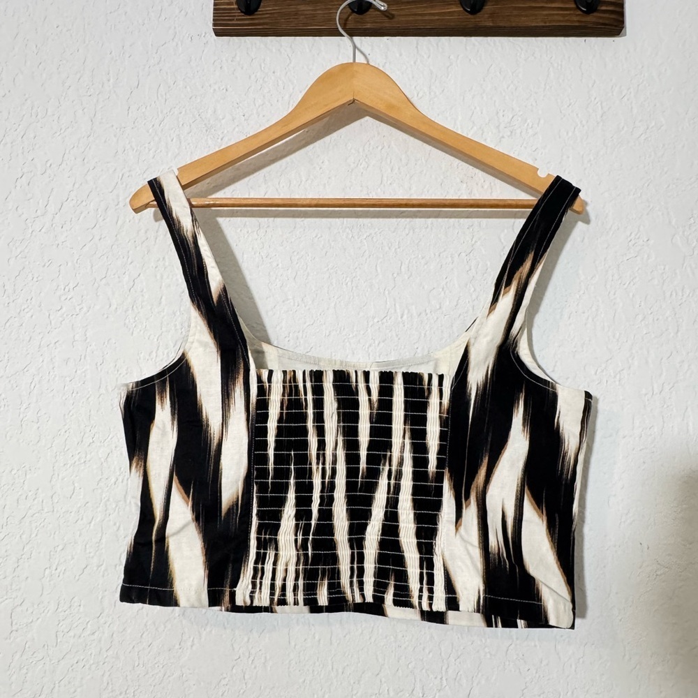 Banana Republic Linen-Blend Cropped Bustier - Picture 3 of 6